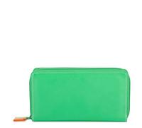 Mywalit Cartera Trifoliar Mediana I Piel 14 cm verde