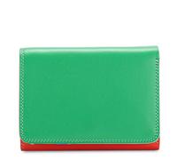 Mywalit Billetero mediano tríptico de piel 12 cm verde