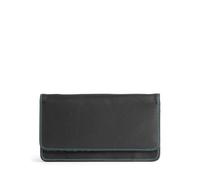 billetereo monedero de piel para mujer -mywalit - medium matinee purse/ wallet - 237-4 - black pace