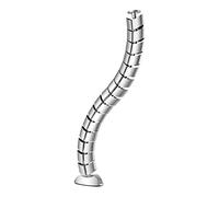 mywall Gestión de Cables HZ44SL con una Longitud de hasta 730 mm, gestión de Cables para escritorios con fijación por Tornillo, canaleta de Cable de Manguera Redonda, Sistema de Canales de 2