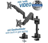 Mywall hl51-2l - soporte para monitor de 2 pantallas de 17-32' (43-81