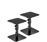 mywall HS31L - Soporte Universal de Mesa para Altavoces (inclinable +/-15°, con una Carga de hasta 15 kg, 2 Soportes), Color Negro