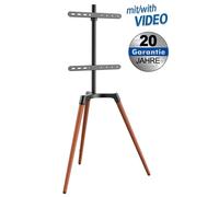 Mywall ht 20 l soporte para monitor 165,1 cm (65') piso negro, nuez