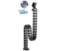 Mywall hz43wl - gestión de cables con una longitud de hasta 1347 mm,