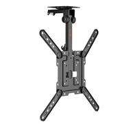 mywall Soporte de techo plegable para TV HL45-3L, capacidad de carga de hasta 20 kg pantallas de 23-55 pulgadas, altura ajustable, diseño que ahorra espacio, montaje en techo inclinado, giro integrado