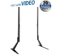 MYW HP49L - Soporte para TV, 23'' - 75'', patas, negro