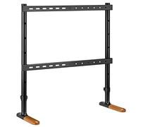 mywall Soporte de TV HT26L para Pantallas de 49 a 75 Pulgadas, Soporte de Suelo para TV con Aspecto de Madera y Almohadillas Antideslizantes, Soporte Universal para TV con Carga de hasta 40 kg