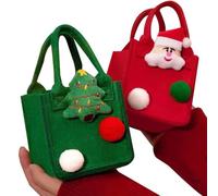 MYXIEALB Bolsa de mano de fieltro, bolsa de regalo de Navidad, bolsa de fieltro de mano