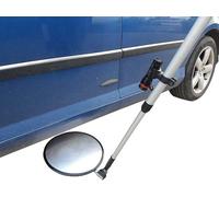 MYXJGNAIY Espejo de inspección para Coche, retráctil, de Mano, con Reflector Convexo acrílico antideflagrante, Apto para la Parte Inferior del vehículo, el sótano, el Techo, etc.