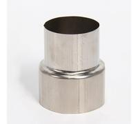 MYXJGNAIY Tubo Reductor de extensión de Acero Inoxidable, 1 Pieza, Adaptador de Cabezal Grande a pequeño, Conector de Tubo Reductor de Humos (6 cm ~ 5 cm)