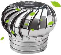 MYXJGNAIY Turbine Ventilator Rotat sombrerete de Chimenea Metal Viento Turbine Techo Ventilaciones Ventilates Escape Su Casa Garage Chicken Coop RV y Granja (tamaño: 110mm(4.3inch))