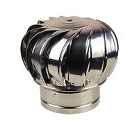 MYXJGNAIY Ventilador de Techo, Ventilador de turbina, Impermeable, Resistente a la Lluvia, de Acero Inoxidable, para Chimenea, Escape de Techo, ático, Granja, fábrica (300 mm)