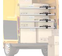 MYXJX Barra de carga, barra estabilizadora de carga universal, divisor de caja de camión para camionetas/furgonetas de tamaño completo, barra de carga ajustable y resistente, fácil instalación