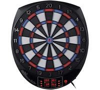MYXJX Diana, Dardos clásicos for 16 Jugadores, Juego de Dardos con Pantalla LED, Incluye 6 Blandos y 24 Cabezas for Interior