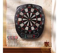 MYXJX Diana, Diana Digital de Dardos Punta Blanda 17" con 21 Juegos y 65 Variantes, Marcador Pantalla LED e Interfaz Botones fácil Usar