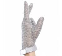 MYXJX Guantes resistentes a cortes, Guantes anticorte de acero inoxidable, resistentes a cortes, for chef, carpintero, pesca, seguridad en el trabajo, malla resistente a, fáciles limpiar(1PCS/M)