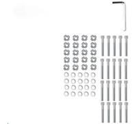 MYXJX presas de Escalada, Kit de Agarre for Pared Escalada en Roca, for Juegos Deportivos áreas, for Manos y pies, for Soporte Marco(Sliver 21pcs)