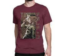 MYXXIIOSA Men's T-Shirt Youjo Senki Tanya Unique 100% Cotton Tees Short Sleeve Von Empire War Evil Anime T Shirts Round Collar Tops
