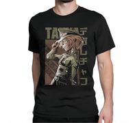 MYXXIIOSA Men's T-Shirt Youjo Senki Tanya Unique 100% Cotton Tees Short Sleeve Von Empire War Evil Anime T Shirts Round Collar Tops