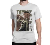 MYXXIIOSA Men's T-Shirt Youjo Senki Tanya Unique 100% Cotton Tees Short Sleeve Von Empire War Evil Anime T Shirts Round Collar Tops