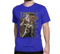 MYXXIIOSA Men's T-Shirt Youjo Senki Tanya Unique 100% Cotton Tees Short Sleeve Von Empire War Evil Anime T Shirts Round Collar Tops