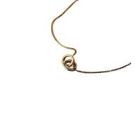 MYYCYCV Colgante de Collar Collar de Costura asimétrica Los Collares Cortos de Gargantilla Europea y Americana se entrelazan Regalos