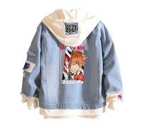 Myzter Chains-AW Man Sudadera con Capucha, Capucha Casual Top, Invierno Abrigo Coat Moda Casual Top Moda(Blue,2XL)