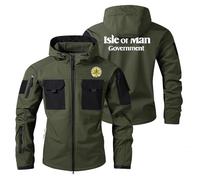 Myzter Chaqueta impermeable para hombres Is.le of M.a.n T.T, Agua y Plegable Deporte Transpirable Jacket, Jackets resistente al desgaste de varios, abrigo(Green,M)
