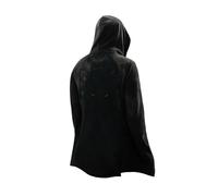 MYZTTZR Mitología Nórdica 3D Cárdigan con Capucha para Hombre Vikingo Tatuaje Estampado Fenrir Odín Cuervo Vintage Moda Otoño Chaqueta Medieval Regalo,Fenrir,L