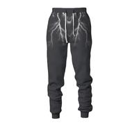 MYZTTZR Mitología Nórdica Pantalones Deportivos para Hombre Vikingo 3D Tatuaje Estampado Lobo Fenrir Dios Odín Retro Moda Medieval Regalo,Norse Mythology,4XL