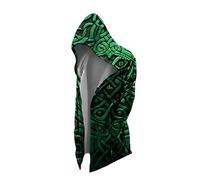 MYZTTZR Sweater con Cappuccio da Uomo Viking con Stampa 3D Tatuaggio Lupo Fenrir Stile Retrò Celtico Valhalla Medievale.,Celtic Knot,L