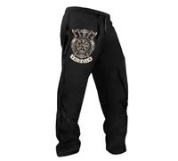 MYZTTZR Vikingo 3D Hombres Pantalones Mitología Nórdica Tatuaje Fenrir Retro Personalidad Deportes Ocio Valhalla Regalo,Mediaeval,XXL