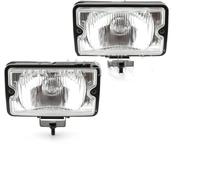 Myzzo Faro antiniebla delantero para PEUGEOT H3, 205, GTI, CTI, 106, 306, Mi16 bombillas de los faros(2pcs Clear)