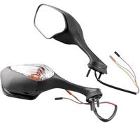 Myzzo Señal de giro de espejo automotriz Indicador de luz los espejos laterales, retrovisores para CBR1000RR CBR 1000RR 2008 2009 2010 2011