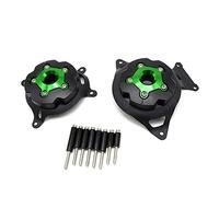MZ-STORE Motocicleta Cubierta Protectora del Estator del Motor para Z800 2013 2014 2015 2016 Z750 2009 (Verde)
