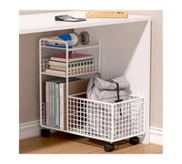 mZ7jGu1 Archivador Caja de Almacenamiento Libros Debajo del Escritorio, Caja Documentos, Junto al, Estante polea móvil Armarios de Almacenamiento