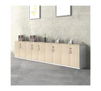 mZ7jGu1 Archivador Gabinete archivador Combinado de Almacenamiento Madera con Estante for Impresora Nueve Puertas Cerradura Datos Oficina 3,6 Metros Armarios de Almacenamiento