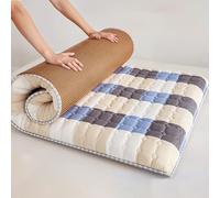 MZBDYYF Colchón de suelo japonés, colchón de suelo japonés plegable, cama plegable transpirable, colchón de futón grueso, buen apoyo, ahorra espacio, aplicable a dormitorio/tienda de campaña/gues