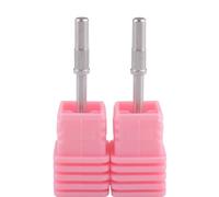 MZCMSL 2 brocas de mandril pequeñas para bandas de lijado de 3 mm, taladro de uñas para manicura y pedicura, broca de uñas de vástago 3/32