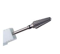 MZCMSL Broca de carburo para uñas - rápida eliminación de acrílico o gel duro, broca de carburo tornado para manicura pedicura (plata, XC)