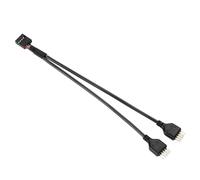 MZHOU Cable de Extensión de USB 2.0 de 9 Pin para Placa Base, para expansión interna de la placa base, como Ventiladores NZXT, Refrigerador líquido, Adaptadores Bluetooth, WiFi, RGB, etc.- 22CM