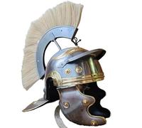 MZICXV Casco romano galo G | Armadura de legionario de centurión portátil con penacho desmontable