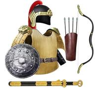 MZICXV Disfraz de guerrero de la dinastía for, casco y armadura de fénix, espada ancha y carcaj for disfraces y recreaciones históricas.(B)