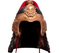 MZICXV Guard Wing Helmet | Hand-Engraved Brass Armor | Wearable Historical Replica for Reenactment, & Display