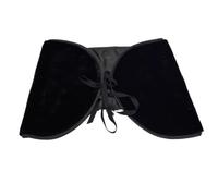 MZICXV Handmade Waist Armor Belt | Historical Hanfu & Accessory | Waist Protector Sash(Black)