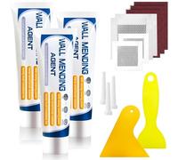 MZJAUVF 450g Masilla para Pared, 3 * 150g Tapa Agujeros Pared, Crema de Reparación de Pared, Masilla Pared Rápido, Kit de Reparación de Pladur, Tapa Agujeros, Grietas, Graffiti