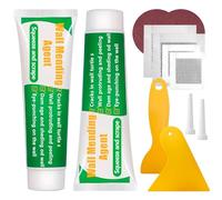 MZJAUVF 500 g Wall Putty, 2 x 250 g Wall Repair Cream, White Wall Filler Putty, Quick Wall Putty, Drywall Repair Kit, Cover Holes, Cracks, Graffiti