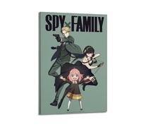 MZKSUERS Spy House - Póster decorativo de anime para pared, 6 pósteres de pared e impresión artística moderna para dormitorio familiar, 30 x 45 cm