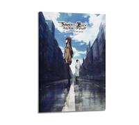 MZKSUERS Steins;Gate - Póster de anime decorativo para pared, lienzo y arte impreso, moderno, decoración de dormitorio familiar, 60 x 90 cm