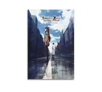 MZKSUERS Steins;Gate - Póster decorativo de anime, lienzo para pared e impresión artística moderna para decoración de dormitorio familiar, 50 x 75 cm